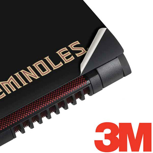 Florida State FSU Seminoles Black Dell Inspiron Skin